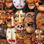 Masques - souvenirs de Corée