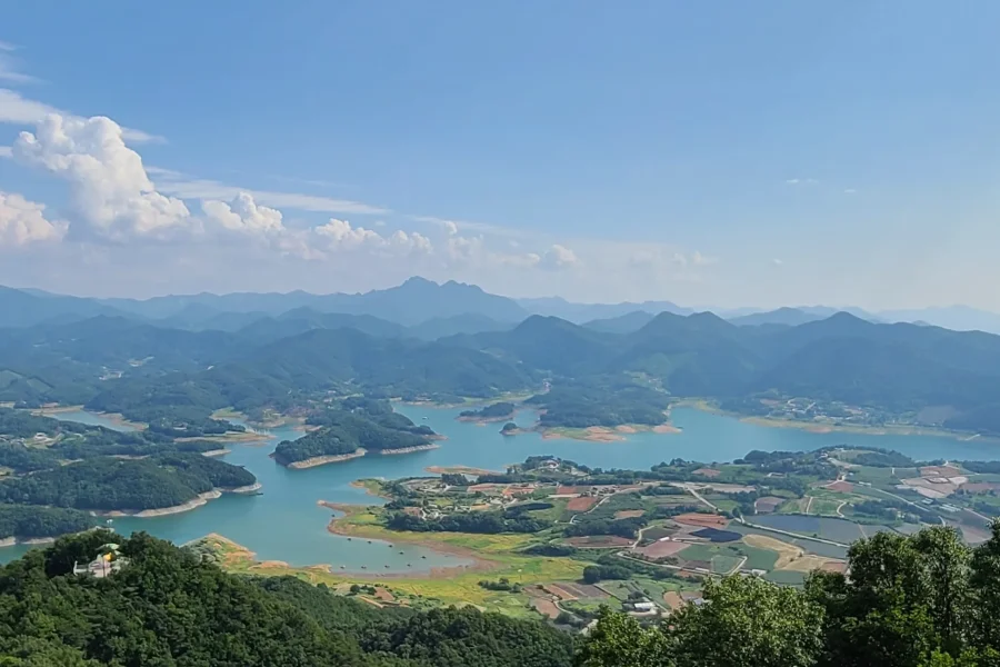 Jecheon cable car en Corée