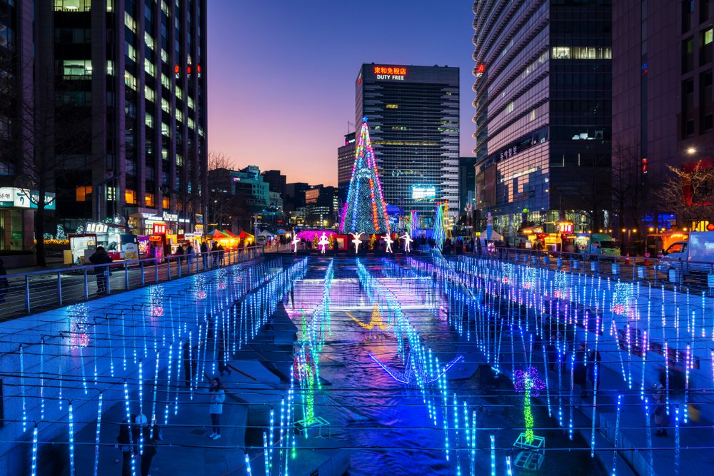 Cheonggyecheon hiver